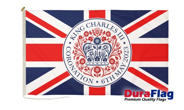 DuraFlag® King Charles III Coronation Logo (Union Background)